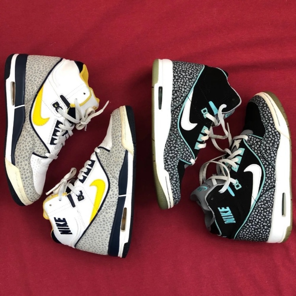 2 pairs-Nike Air Assault High (GS)